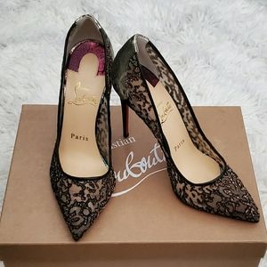 CHRISTIAN LOUBOUTIN Follies lace pump